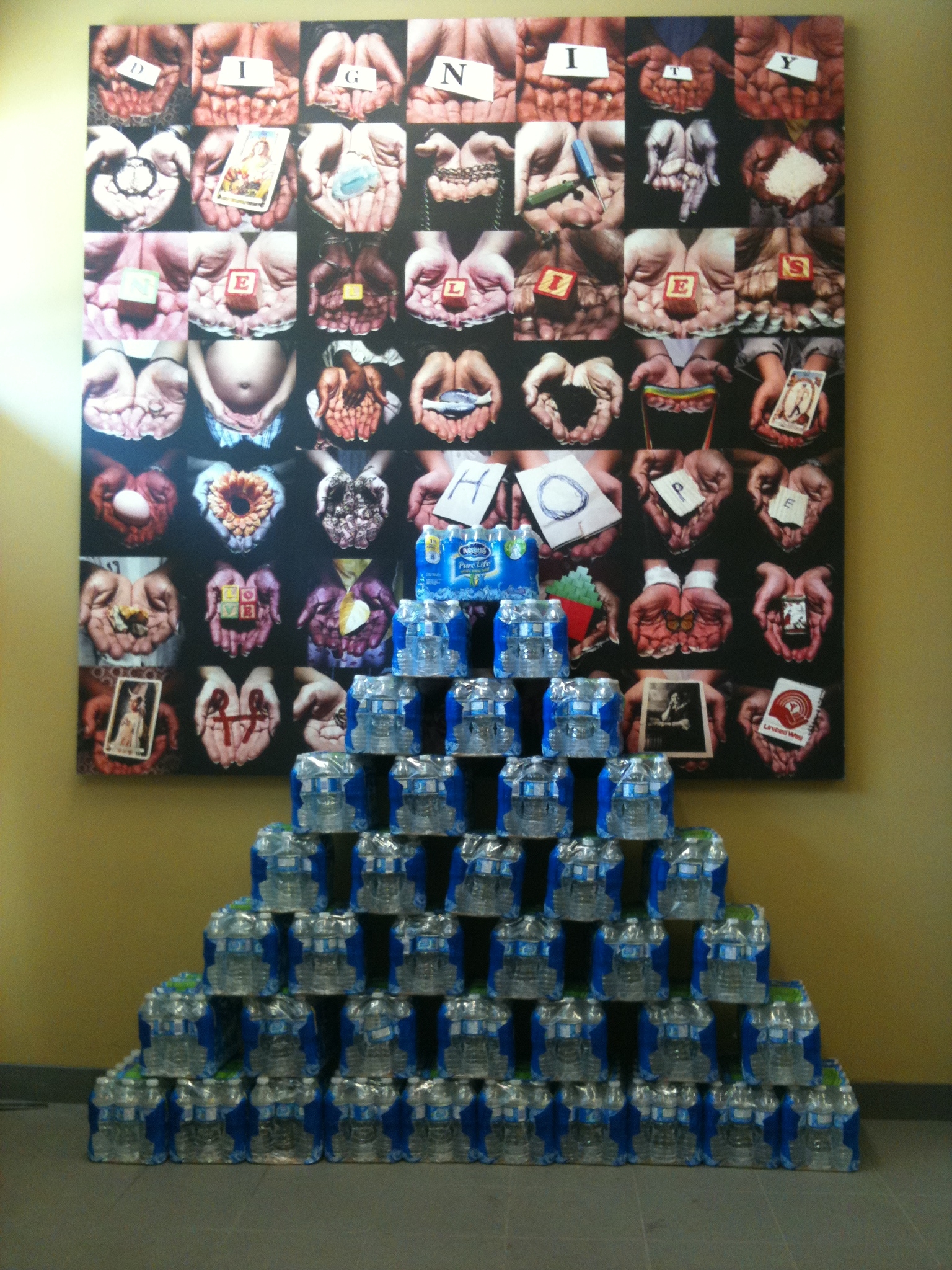 Our mountain of water.